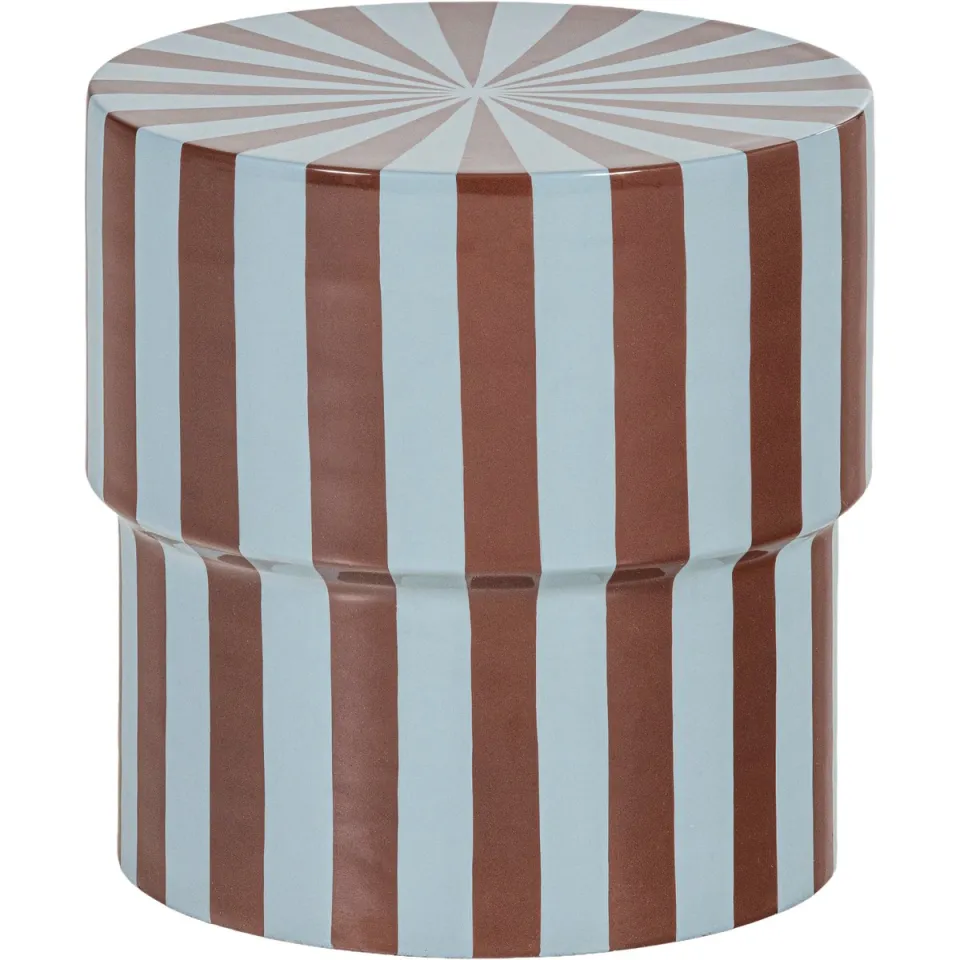 WOOOD Olia bijzettafel bruin/blauw, foto 2