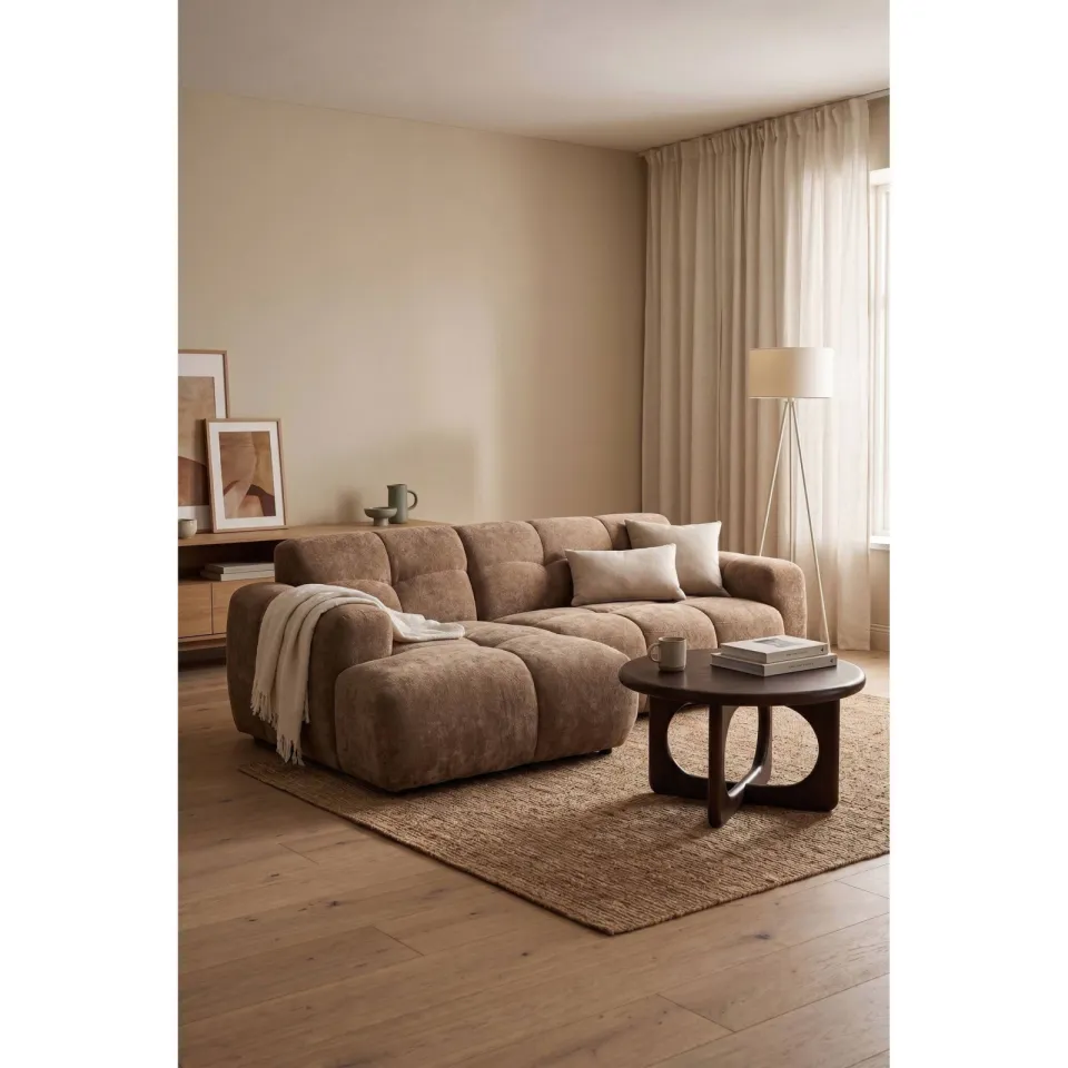 Housecraft Living hoekbank Vento - bruin, foto 3