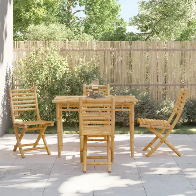 vidaXL 5-delige Tuinset bamboe bruin, foto 2