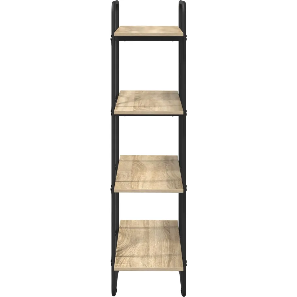 vidaXL Boekenrek 4-laags 60 x 35 x 140 cm PB Sonoma Eiken, foto 3