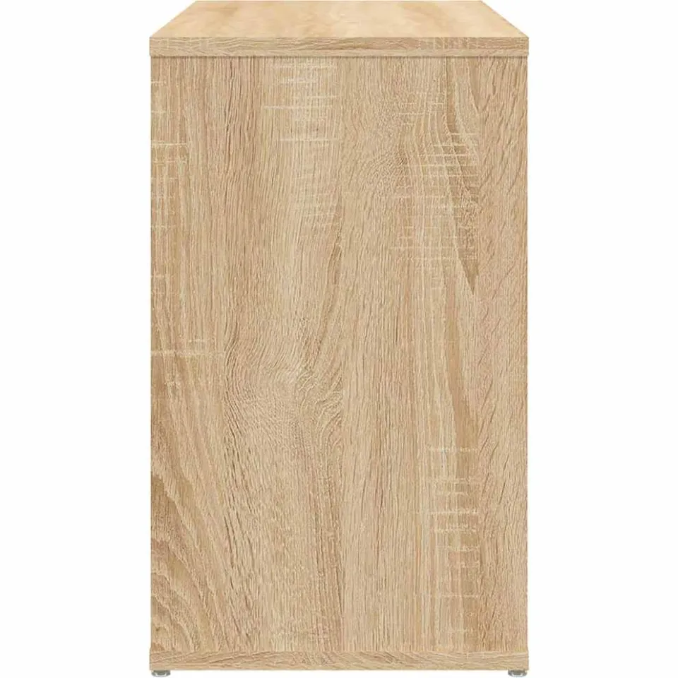 vidaXL Bijzetkast 60x30x50 cm bewerkt hout sonoma eikenkleurig, foto 4