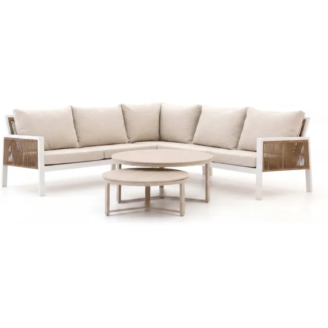 Manifesto Furniture Manifesto Alzano hoek loungeset 5-delig Wit