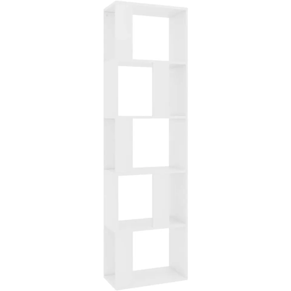 vidaXL Boekenkast/kamerscherm 45x24x159 cm bewerkt hout wit