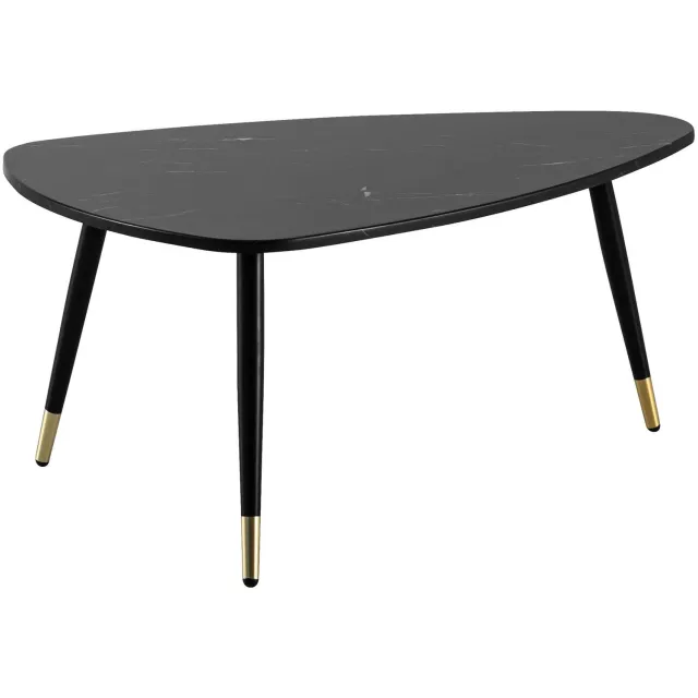 Cosmo Casa Salontafel - Zwart - Metaal - 90 x 60 x 41 cm