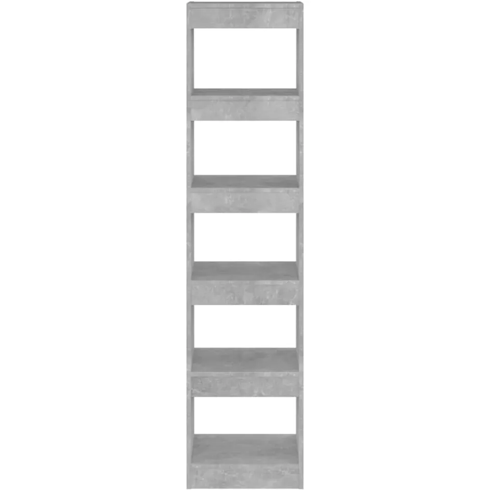 vidaXL Boekenkast/kamerscherm 40x30x166 cm betongrijs grijs, foto 4