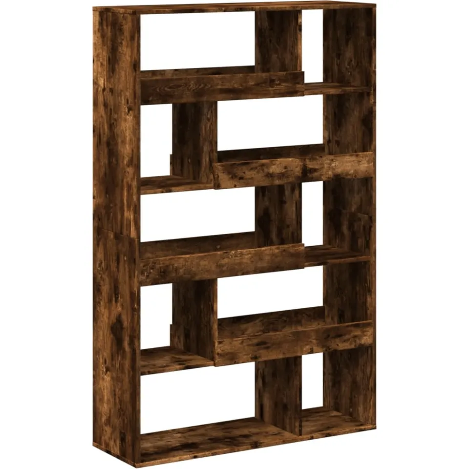 vidaXL kamerscherm 100x33x156,5 cm bewerkt hout gerookt eikenkleurig, foto 4