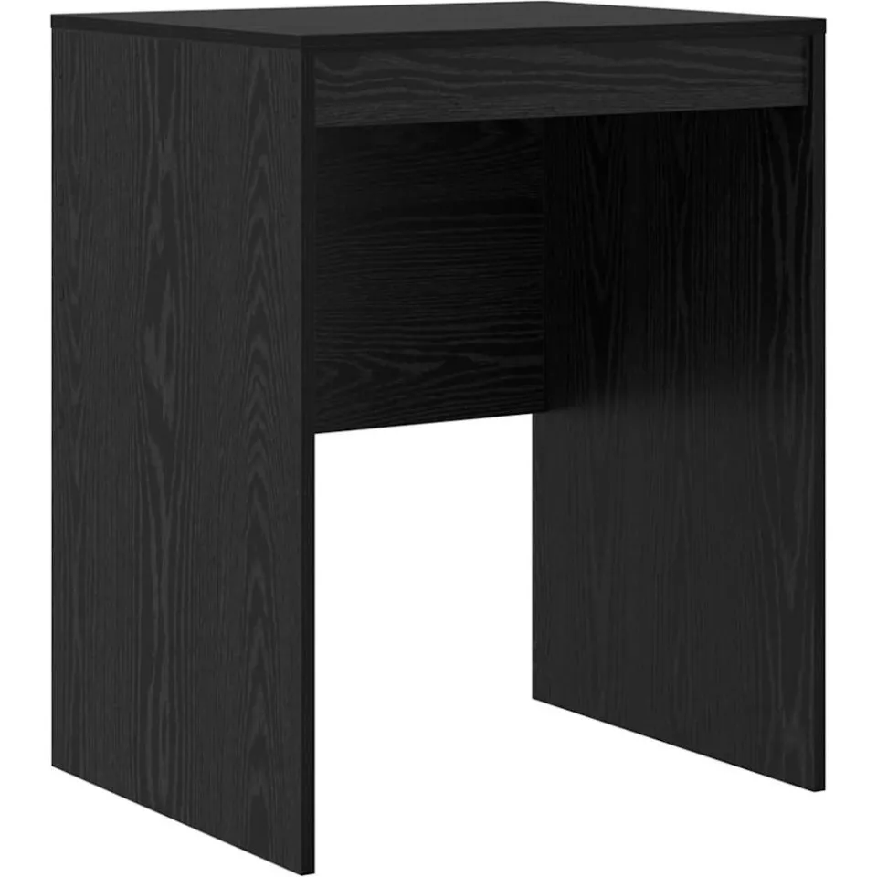 vidaXL Bureau Zwart Eiken 60 x 50 x 76 cm, foto 3