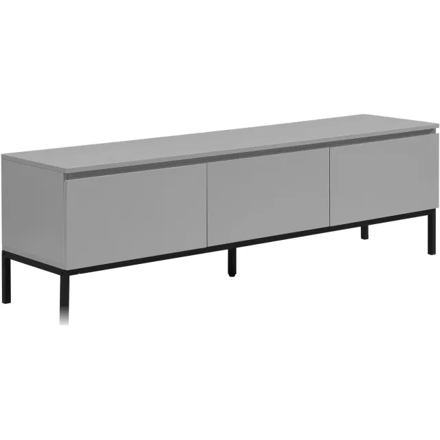 Cosmo Casa Tv-meubel - Grijs - Metaal - 150 x 37 x 46 cm
