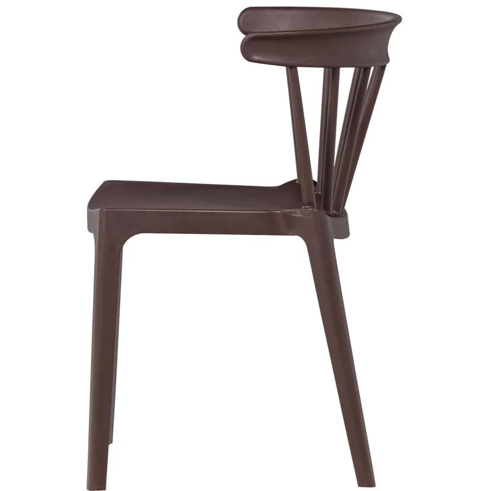WOOOD Bliss Tuinstoelen - Kunststof - Jadegroen - Set van 2 paars/bruin, foto 4