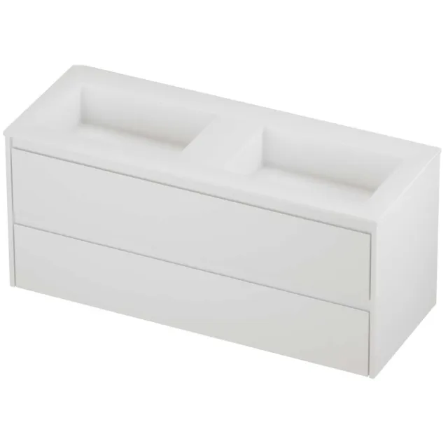 Proline Aristo Badmeubelset Polystone Elegant 120x46x54 cm Mat White Mat Wit