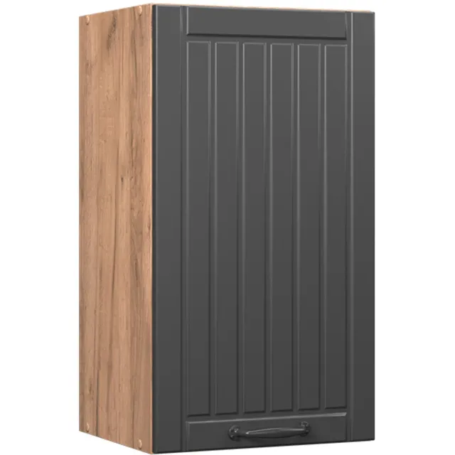 Vicco Fame-Line Hangkast – 40 cm Donkergrijs Donkergrijs/Goudkleurig Eiken