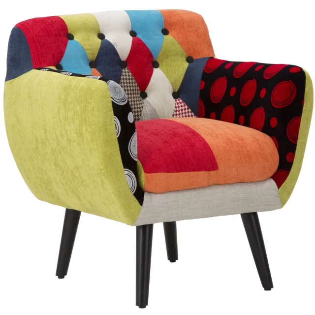 Mauro Ferretti Fauteuil Imperial New 71×63×78 cm Multicolor