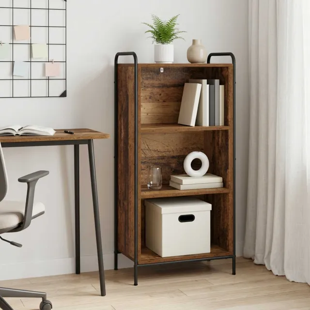 vidaXL Boekenkast 55,5 x 33 x 174 cm Bewerkt hout Oud hout bruin, foto 2