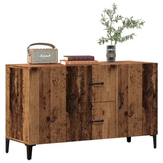 vidaXL Dressoir 100x36x60 cm bewerkt hout oud houtkleurig Bruin