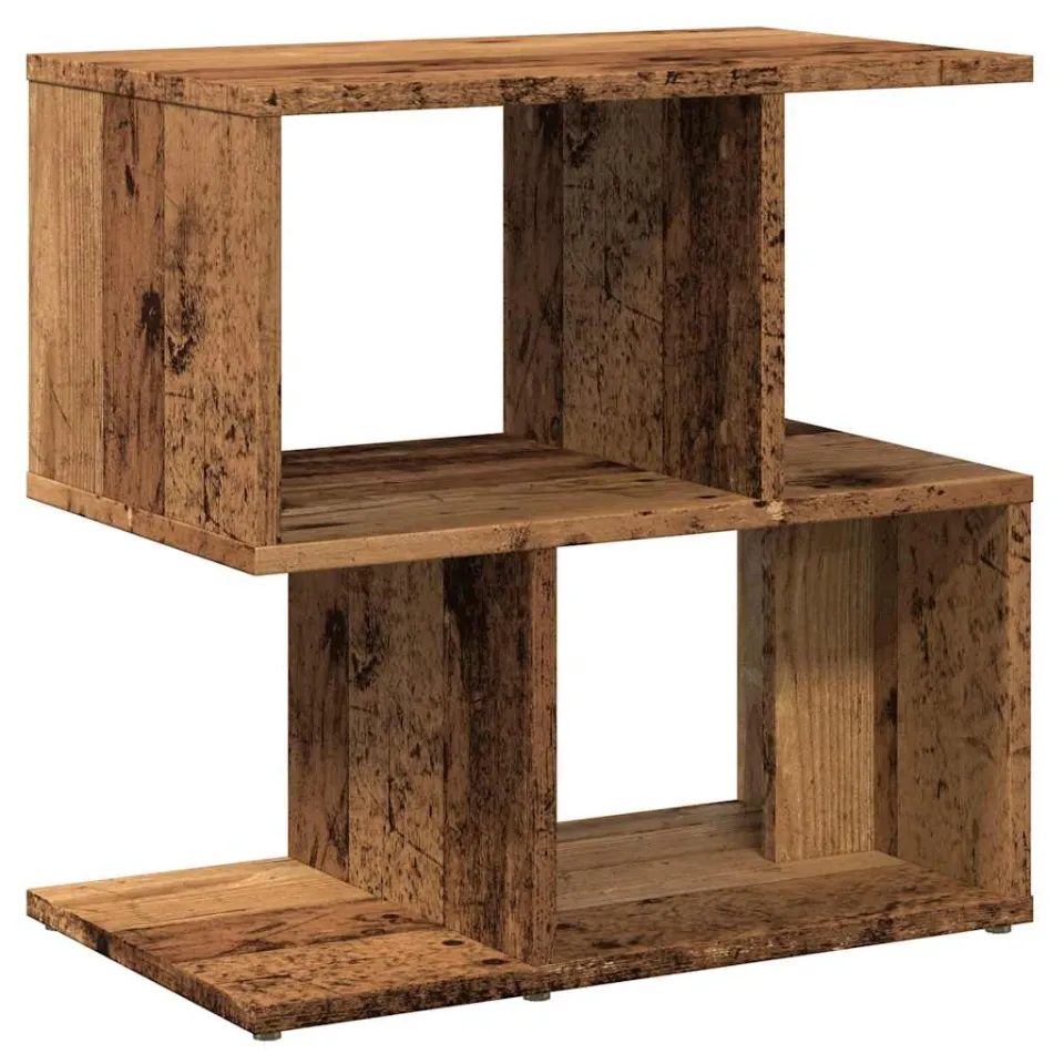vidaXL Nachtkastje 50x30x51,5 cm bewerkt hout oud houtkleurig Bruin