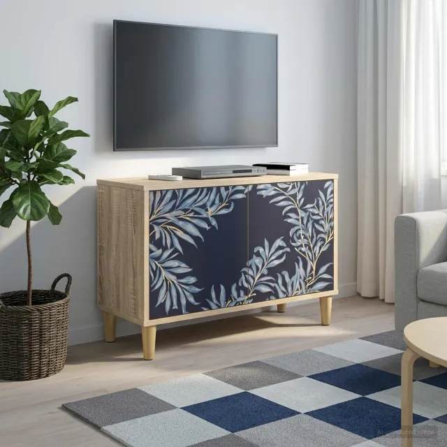 vidaXL Tv-meubel DOKKUM 69 x 33 x 50 cm Sonoma Bewerkt hout Bruin