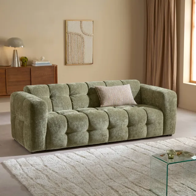 NOUS Living Lina 3-zitsbank groen, foto 2