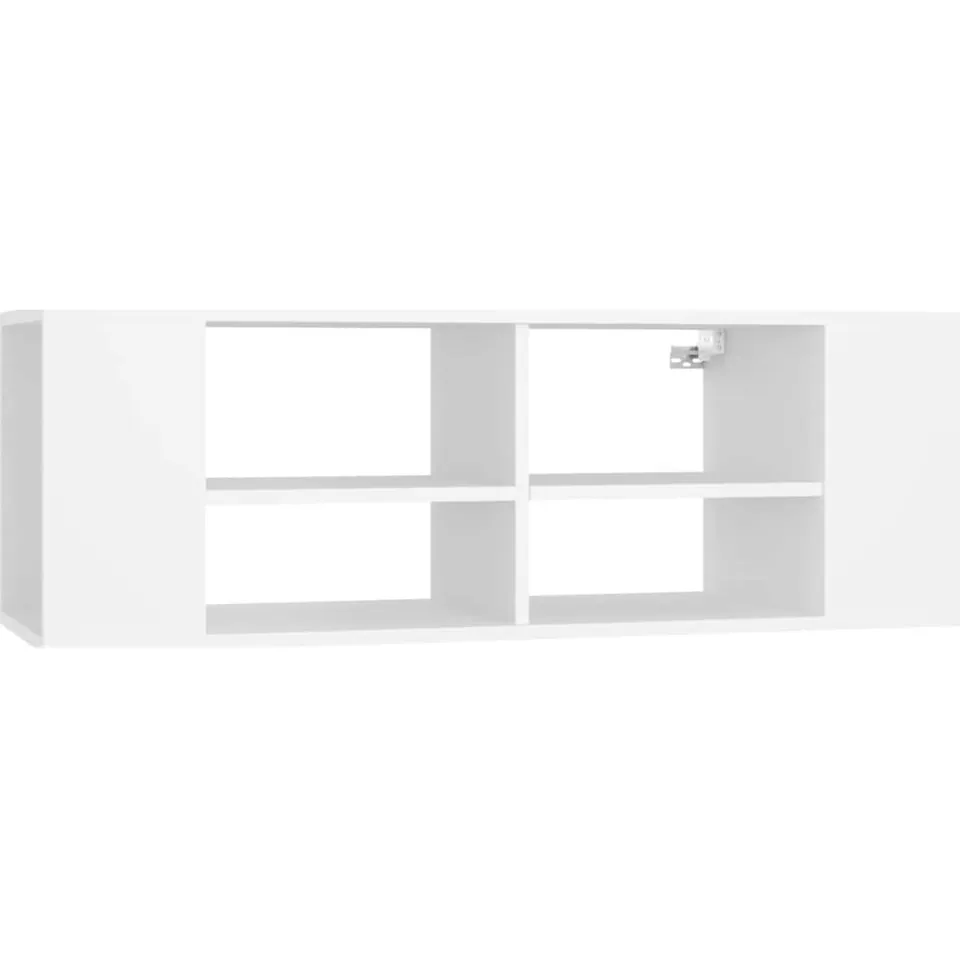 vidaXL Tv-wandmeubel 102x35x35 cm bewerkt hout wit, foto 3