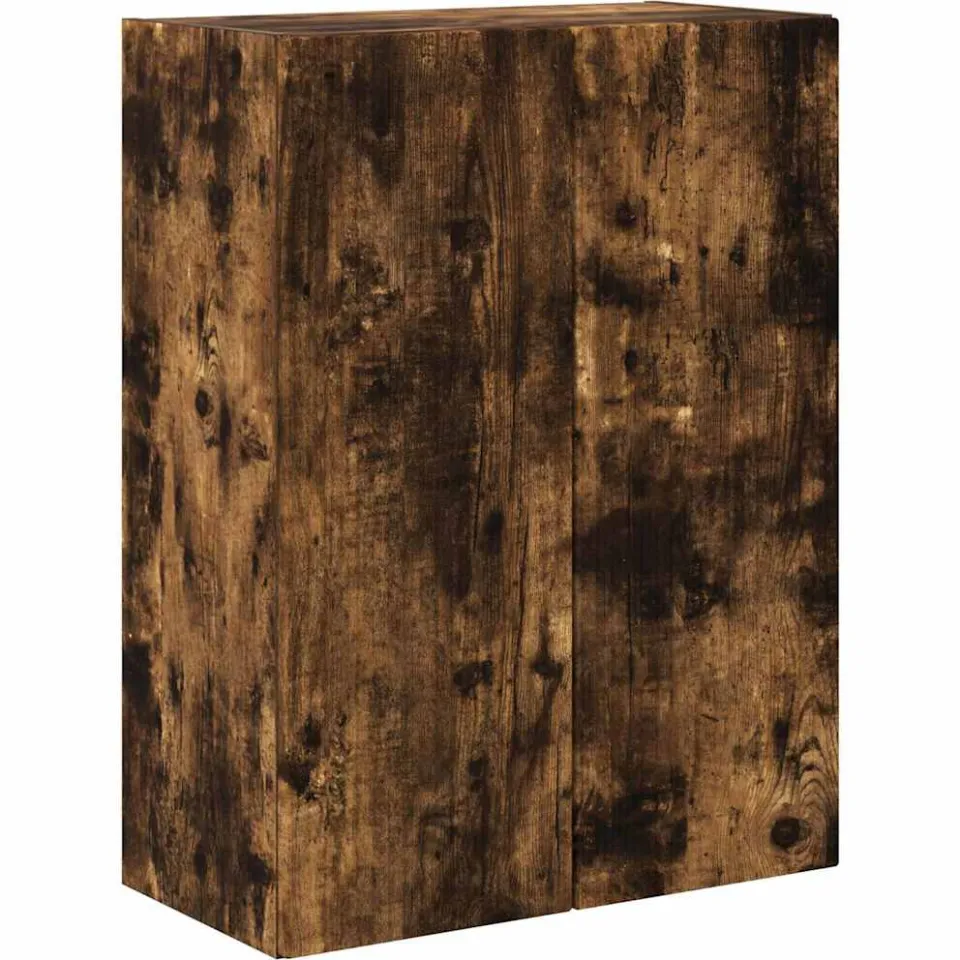 vidaXL TV-wandkast 59,5 x 31 x 80 cm Gerookt eiken Bewerkt hout, foto 3