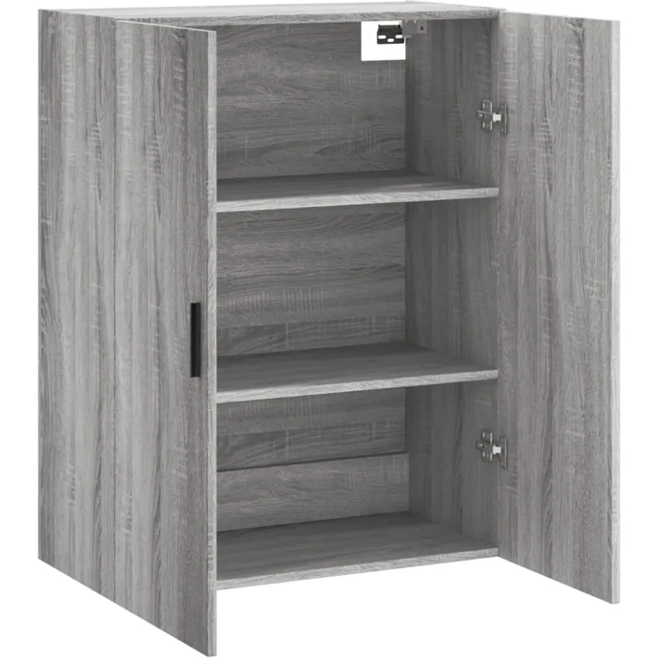 vidaXL Bovenkast 69,5x34x90 cm grijs sonoma eikenkleurig, foto 4