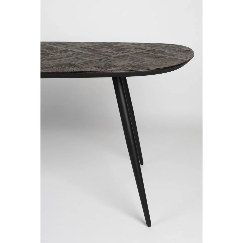 Housecraft Living eetkamertafel Webster donkerbruin, foto 4