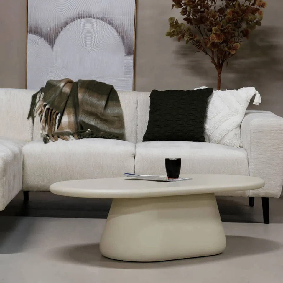 Giga Meubel Salontafel Riva Ovaal - Eco Composiet - 120x65x39cm, foto 5