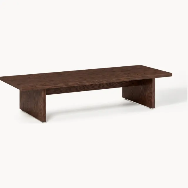 Westwing Collection Lage houten salontafel Dako Bruin