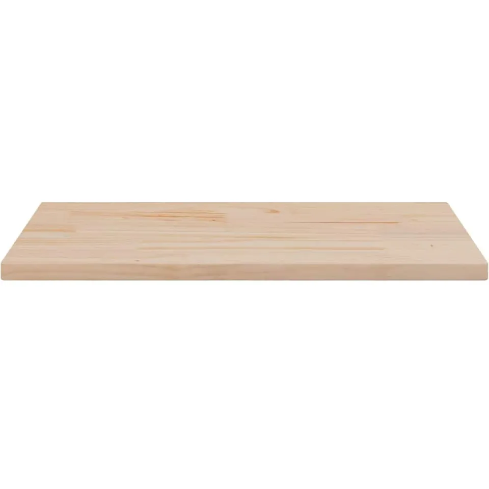 vidaXL Tafelblad rechthoekig 80x40x2,5 cm massief grenenhout bruin