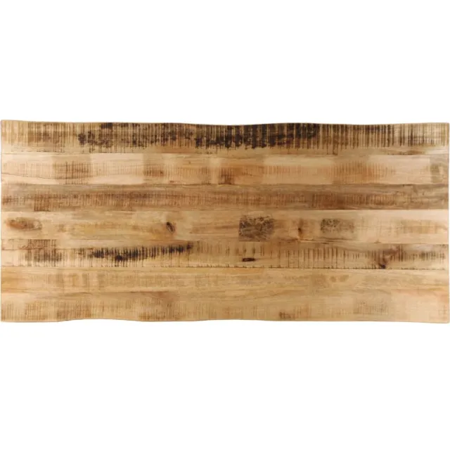 vidaXL Tafelblad met natuurlijke rand 140x60x3,8 cm massief mangohout Bruin