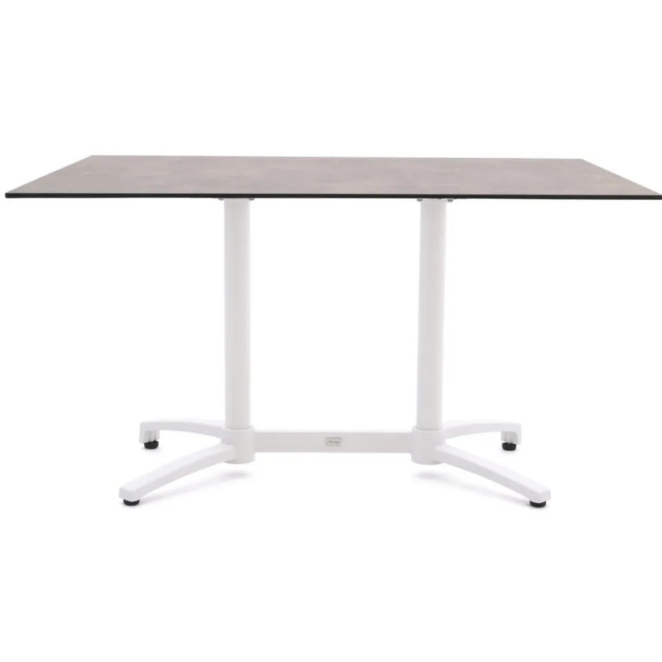Bellagio tuinmeubelen Bellagio Canzo klaptafel 140x80x73cm wit, foto 4