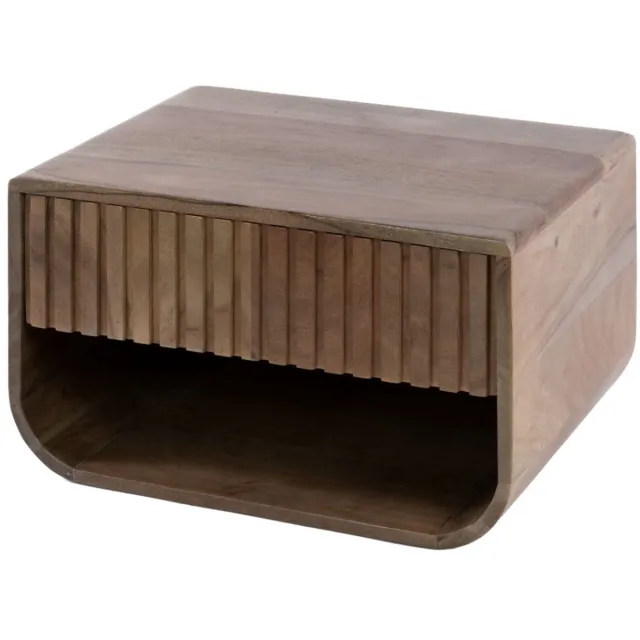 AnLi Style Nachtkastje Carve rounded 1L Bruin