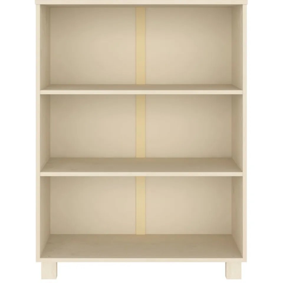 vidaXL Boekenkast HAMAR 85x35x112 cm massief grenenhout honingbruin bruin, foto 4