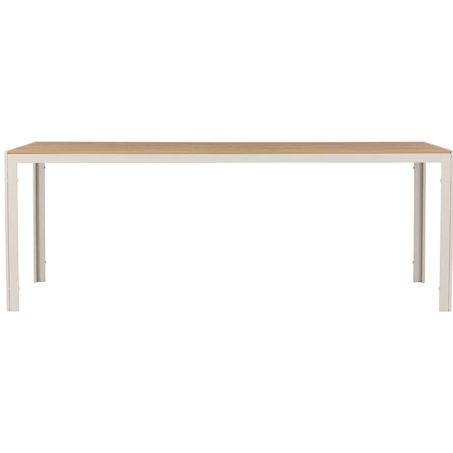 Nest outdoor Aaron tuintafel polywood beige - 205 x 90 cm