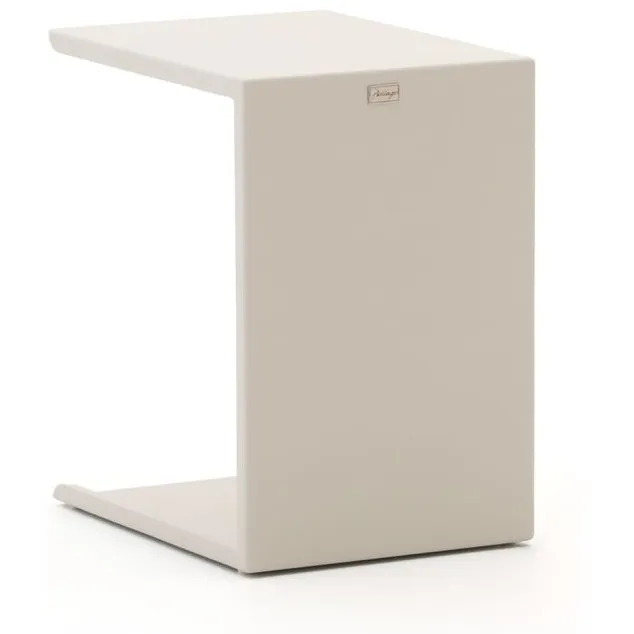 Bellagio tuinmeubelen Bellagio Paterno bijzet tuintafel 45x34x52cm Taupe