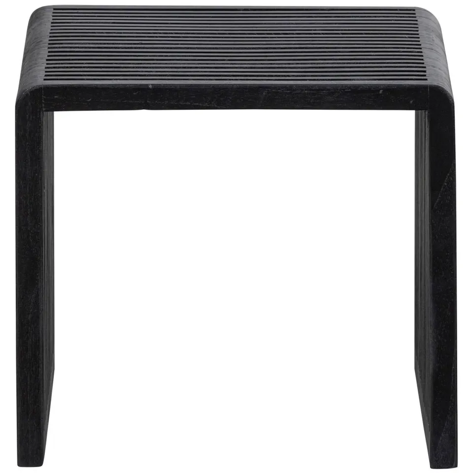 WOOOD Willa bijzettafels set van 2 zwart black