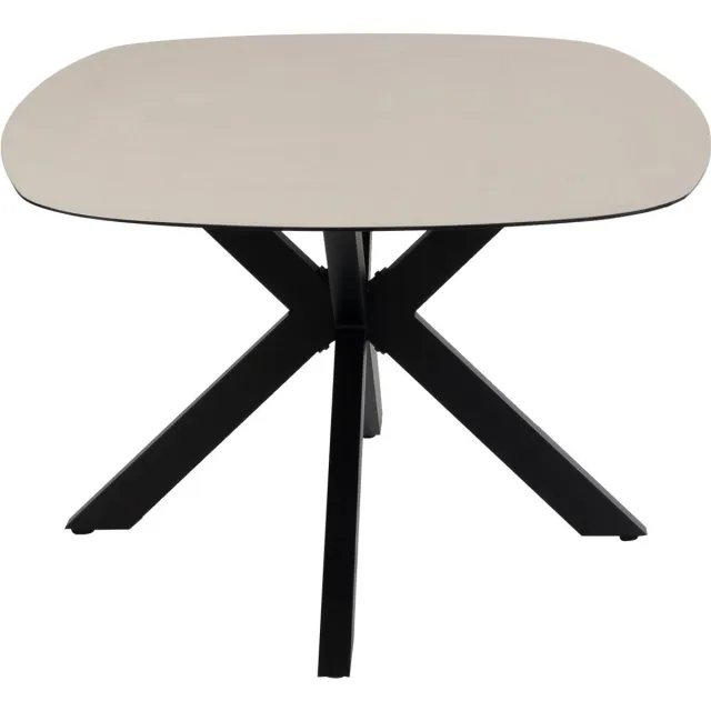 Normin Deens ovale tuintafel Malaga 180 cm | 4 personen | Cerra Vetro/Black | Keramiek & aluminium Black, Cerra Vetro