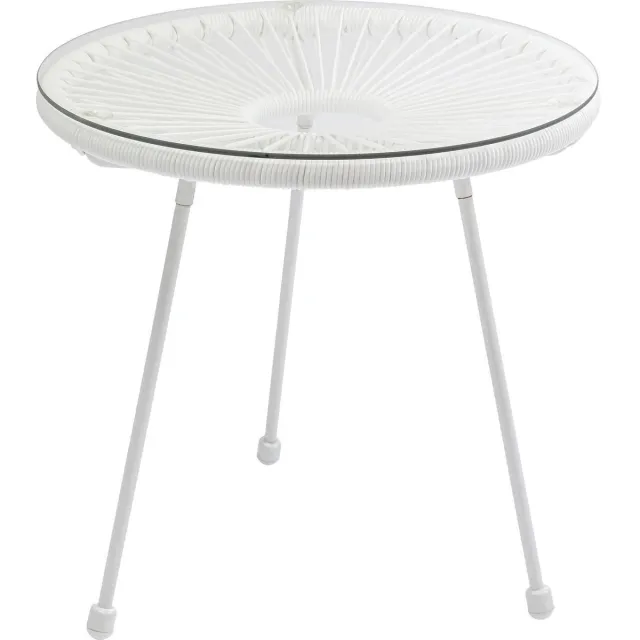 Kare Design Tuin Bijzettafel Acapulco Mono wit Kare Design