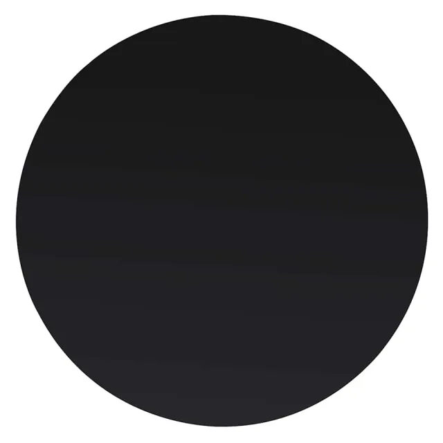 vidaXL Tafelblad van gehard glas 900 mm rond Zwart