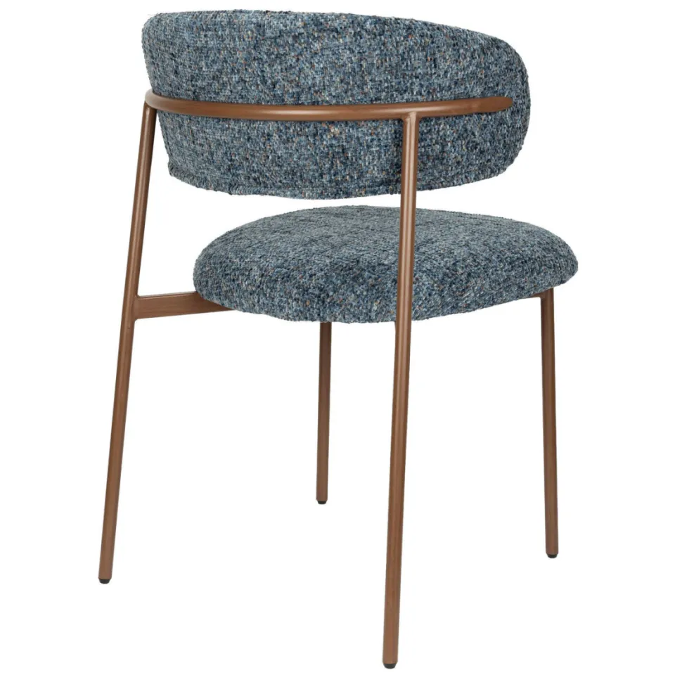 Housecraft Living Claes eetkamerstoel blauw, foto 7