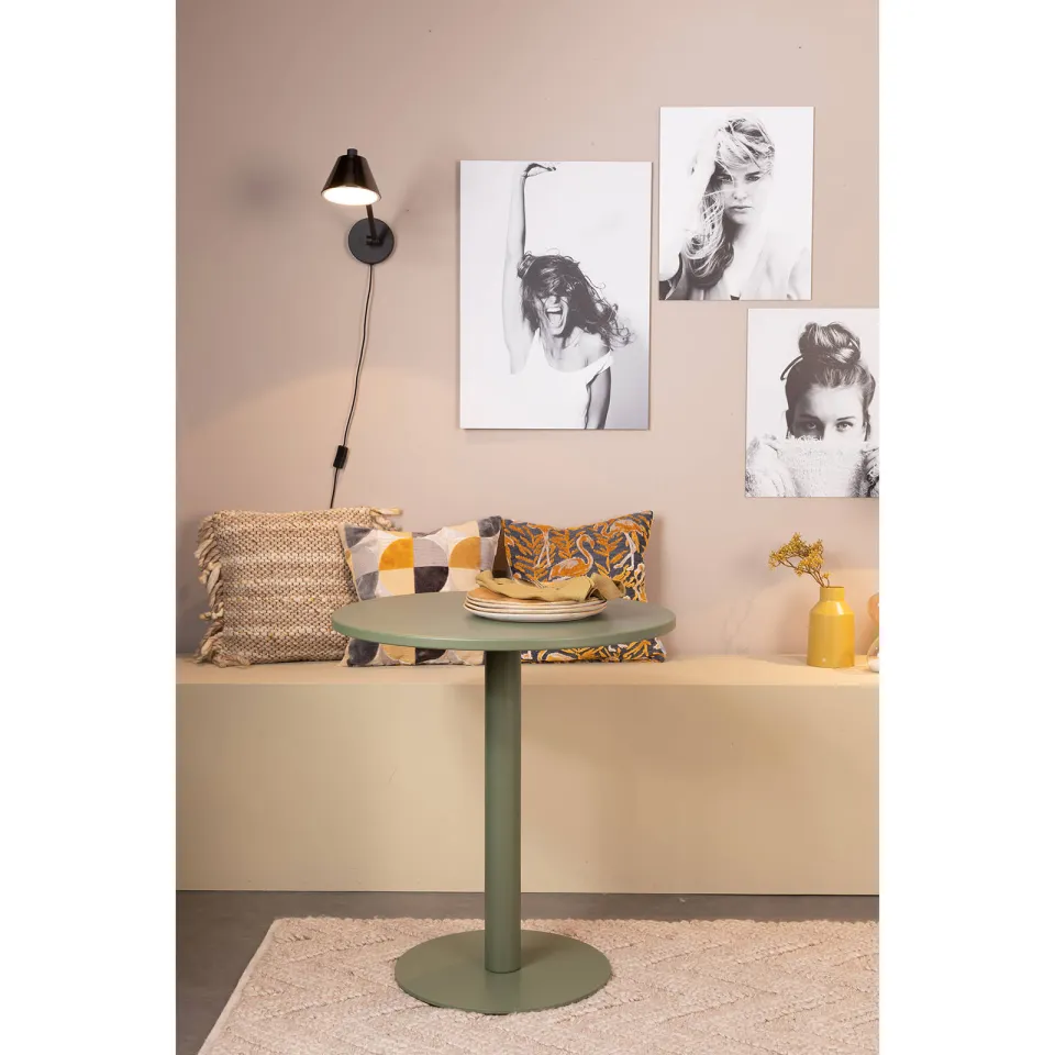 Zuiver bistrotafel Metsu (⌀70 cm) groen, foto 2