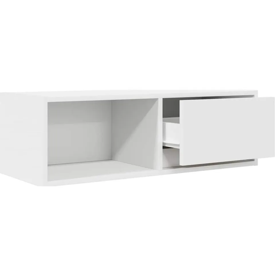 vidaXL Tv-meubelen 2 st 80x31x25,5 cm bewerkt hout wit, foto 4