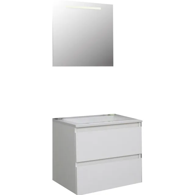 Boss & Wessing BWS Pepper acryl badmeubelset wit
