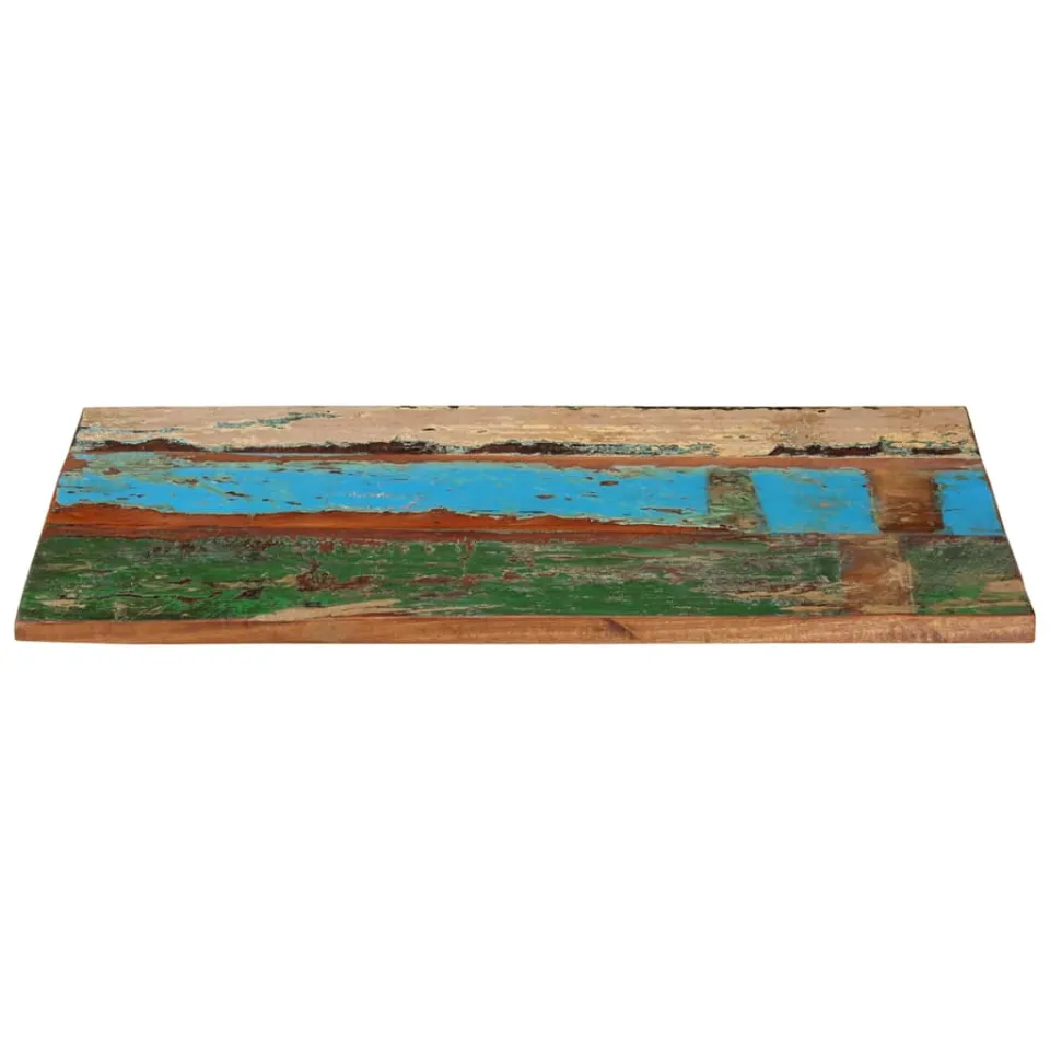 vidaXL Tafelblad rechthoekig 25-27 mm 60x90 cm massief gerecycled hout meerkleurig, foto 2