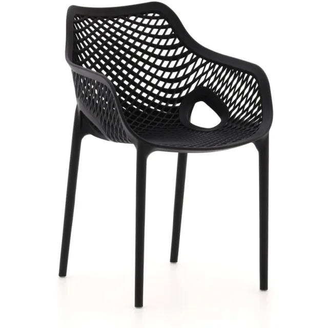 Forza Furniture Forza Ripi/Fidenza ø149cm dining tuinset 7-delig stapelbaar