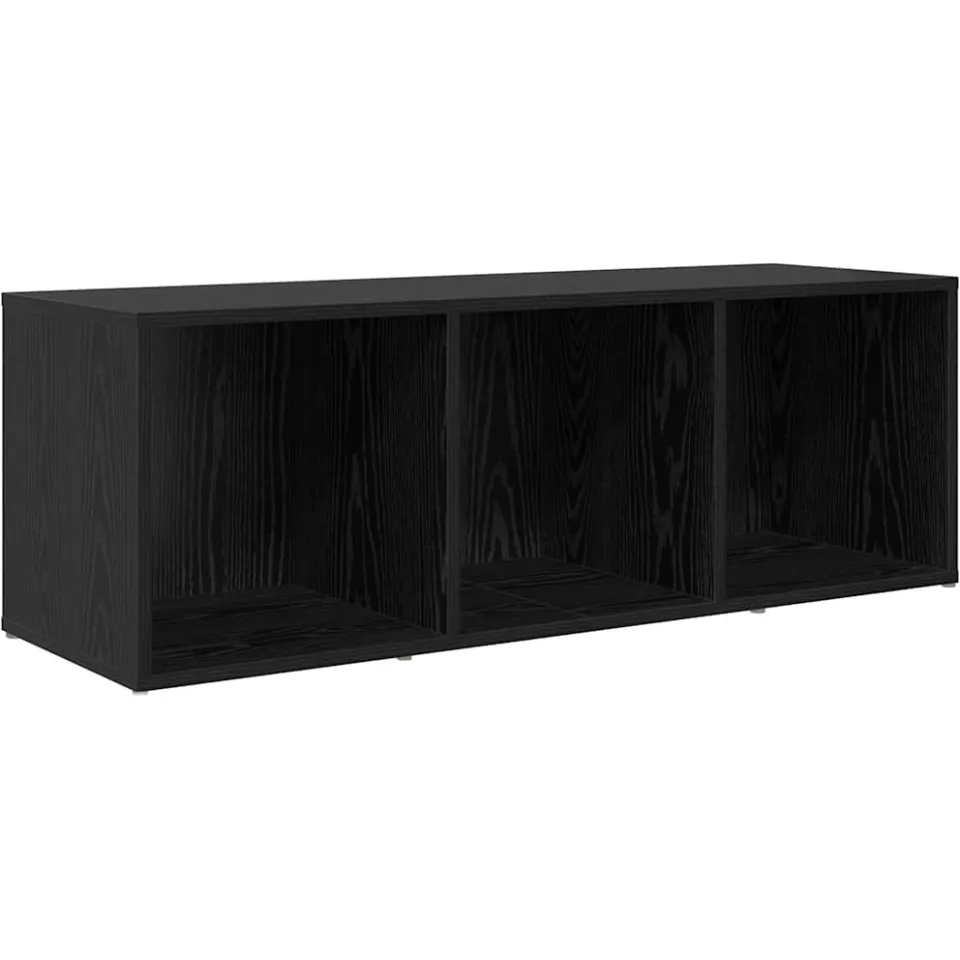 vidaXL Tv-meubelset 72 x 35 x 37 cm Zwart Bewerkt hout, foto 3