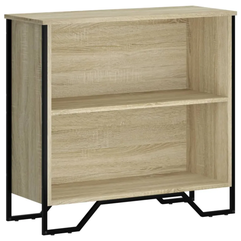 vidaXL Boekenkast 80x31x74,5 cm bewerkt hout sonoma eikenkleurig, foto 3