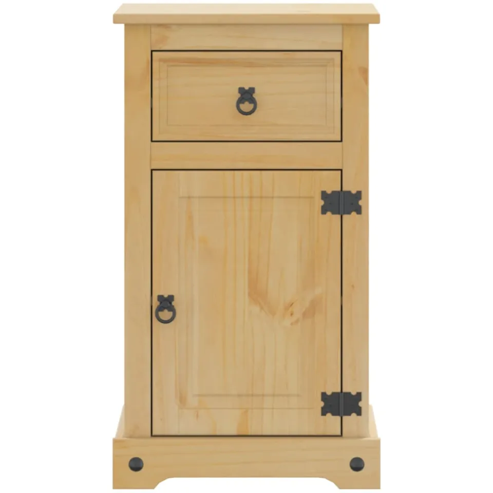 vidaXL Badkamerkast Corona 45x33x80 cm massief grenenhout bruin, foto 4