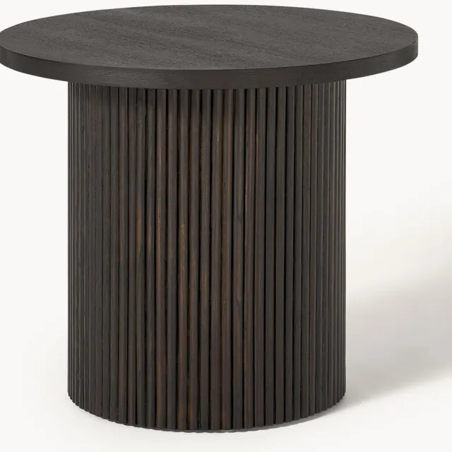 Westwing Collection Ronde houten bijzettafel Nele Bruin