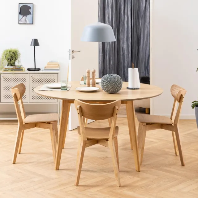 Bendt Torkil ronde eettafel eiken naturel, foto 2
