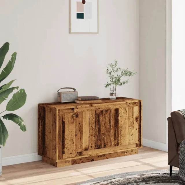 vidaXL Dressoir 102x35x55 cm bewerkt hout oud houtkleurig Bruin